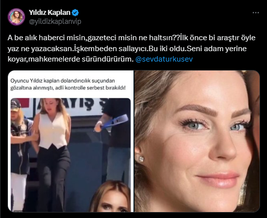Yıldız Kaplan'dan sert yanıt