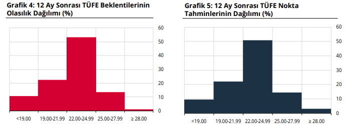 Gelecek döneme ilişkin olasılık ve dağılımlar