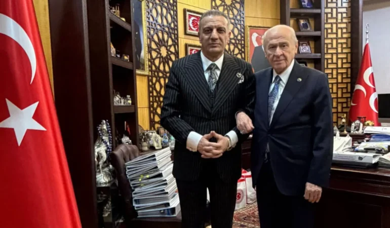Selahattin Yılmaz Tahliyesinin Ardından MHP Lideri Devlet Bahçeli’yi Ziyaret Etti
