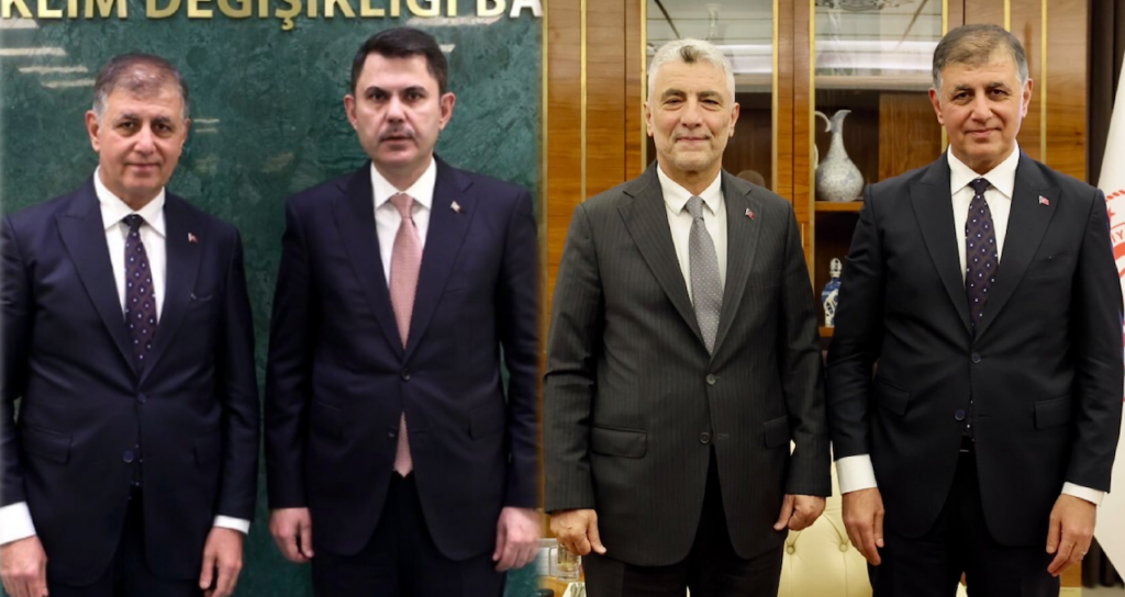 İzmir Büyükşehir Belediye Başkanı Cemil Tugay Ankara'da İki Bakanı Ziyaret Etti